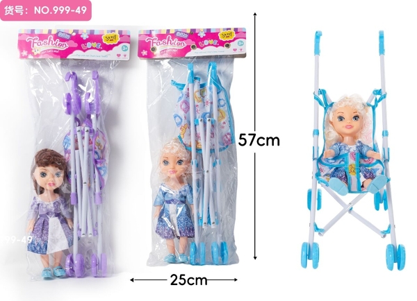 NO999-49  TÚI XE ĐẨY NÔI SẮT BÉ GÁI