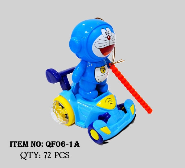 QF06-1A  TÚI XE ĐUA PIN NHẠC ĐÈN DOREMON (LỒNG ĐÈN)