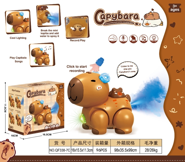 QF338-7C  HỘP CHUỘT LANG NƯỚC PIN