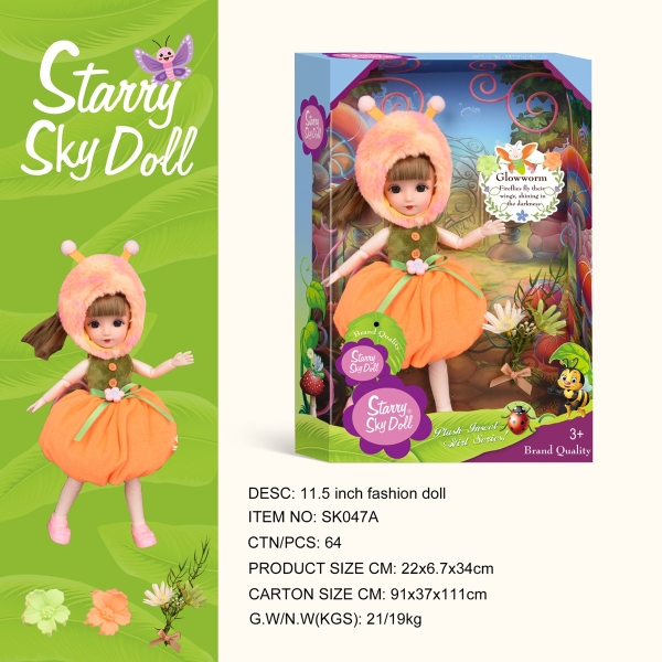 SK047A  HỘP BABY 1C KHỚP ĐẦM ĐOM ĐÓM, MẮT THỦY TINH