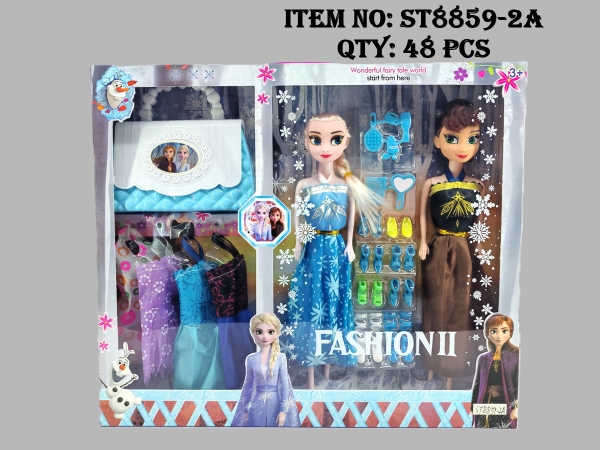 ST8859-2A  HỘP BABY 2C NGƯỜI TUYẾT FROZEN + TÚI XÁCH + 4 ÁO