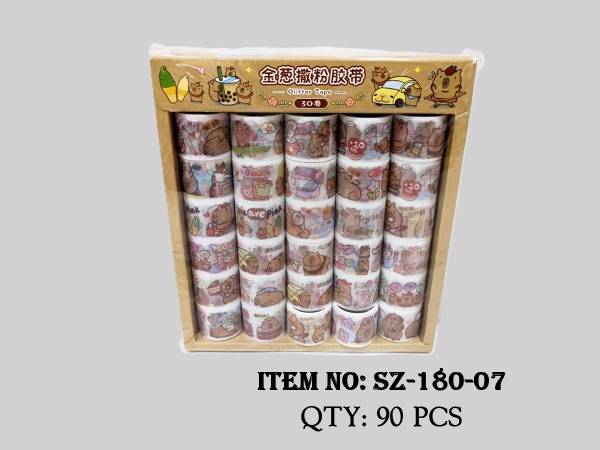 SZ-180-07  HỘP 30 CUỘN MIẾNG DÁN STICKER ĐỦ MẪU