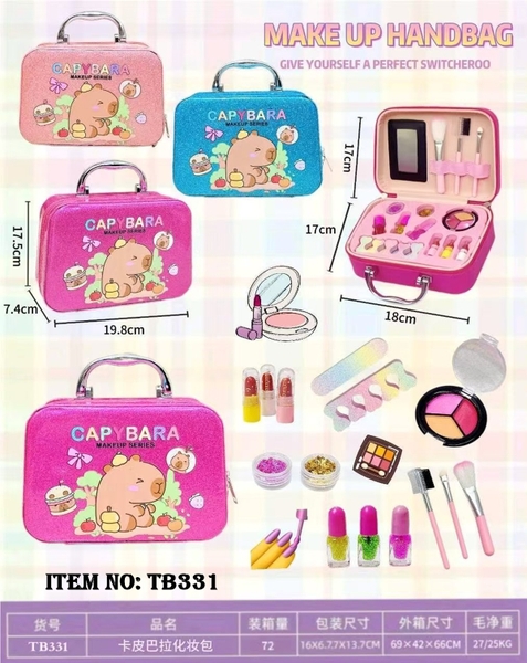 TB331  HỘP VALI THIẾC TRANG ĐIỂM CHUỘT LANG NƯỚC