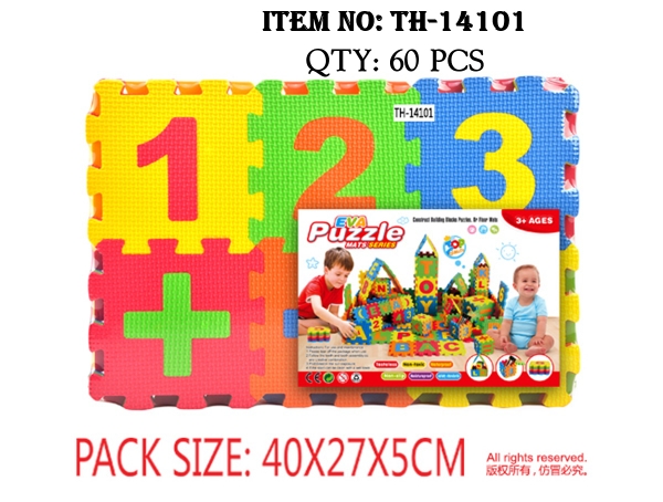 TH-14101  BỘ MÚT GHÉP LÓT SÀN CHỮ SỐ 36 MIẾNG