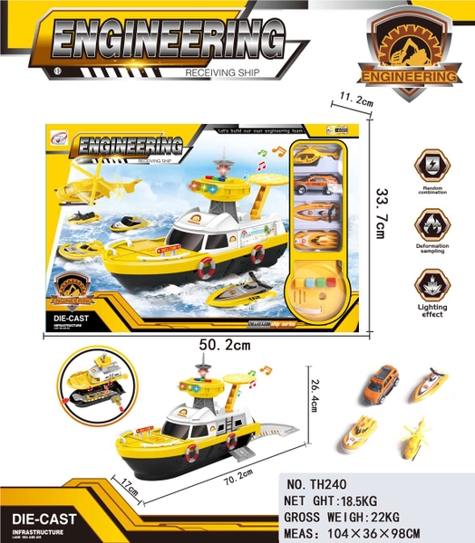 TH240  HỘP TÀU PIN CHỞ TRỰC THĂNG, TÀU, XE