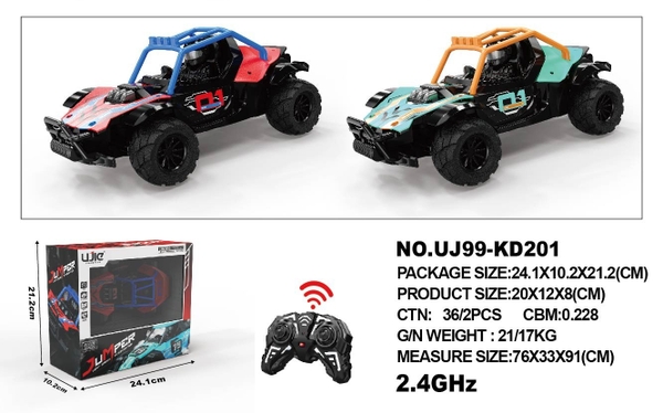 UJ99-KD201  HỘP XE ĐỊA HÌNH ĐIỀU KHIỂN 7 ĐỘNG TÁC, PHUN KHÓI,KHÔNG SẠC