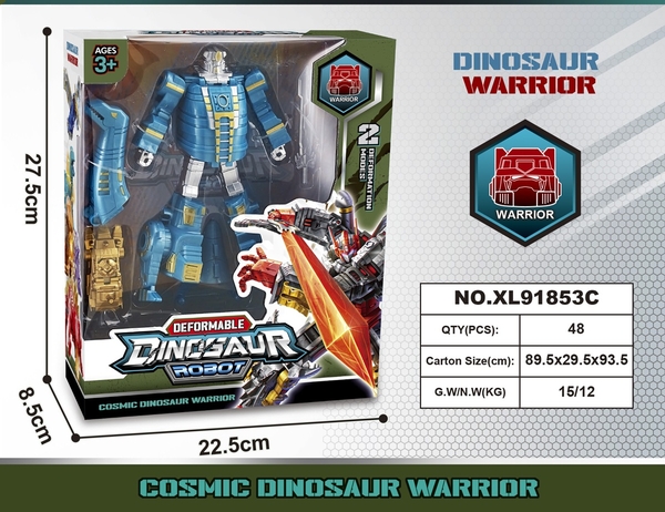 XL91853C  HỘP RÁP ROBO BIẾN HÌNH KHỦNG LONG