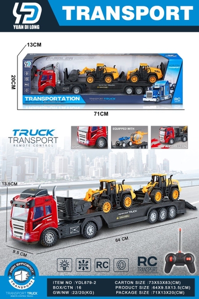 YDL879-2  HỘP XE CÔNG TRÌNH ĐẦU KÉO ĐIỀU KHIỂN 7 ĐỘNG TÁC, KHÔNG SẠC, CHỞ 2C XE CÔNG TRÌNH