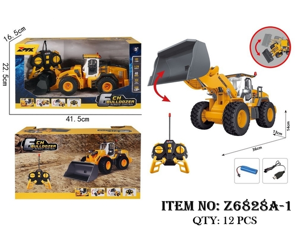 Z6828A-1  HỘP XE CÔNG TRÌNH XÚC ĐIỀU KHIỂN 7 ĐỘNG TÁC, CÓ SẠC