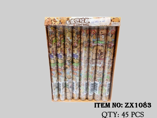 ZX1083  HỘP 16 CUỘN MIẾNG DÁN STICKER CAPYBARA ĐỦ MẪU