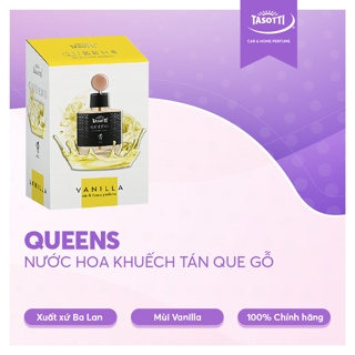 Nước hoa Xe Hơi TASOTTI QUEENS khử mùi kháng khuẩn chính hãng Châu Âu 100ml