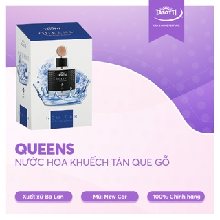 Nước hoa Xe Hơi TASOTTI QUEENS khử mùi kháng khuẩn chính hãng Châu Âu 100ml