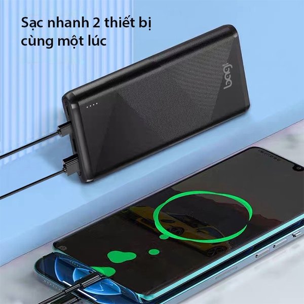 Pin sạc dự phòng 10.000mAh Bagi P10