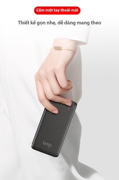 Pin sạc dự phòng nhanh Bagi 10.000mAh P2
