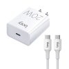 Combo sạc nhanh Bagi chuẩn PD củ sạc 20W dây Type-c to Type-C CB-PD20C