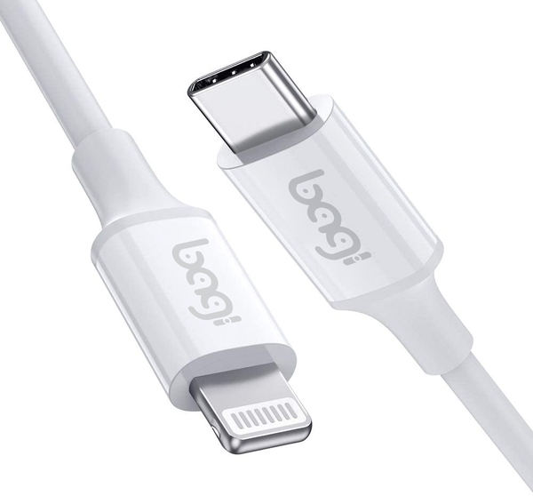 Combo sạc nhanh Bagi chuẩn PD củ sạc 20W dây Type-c to Lightning CB-PD20n-I