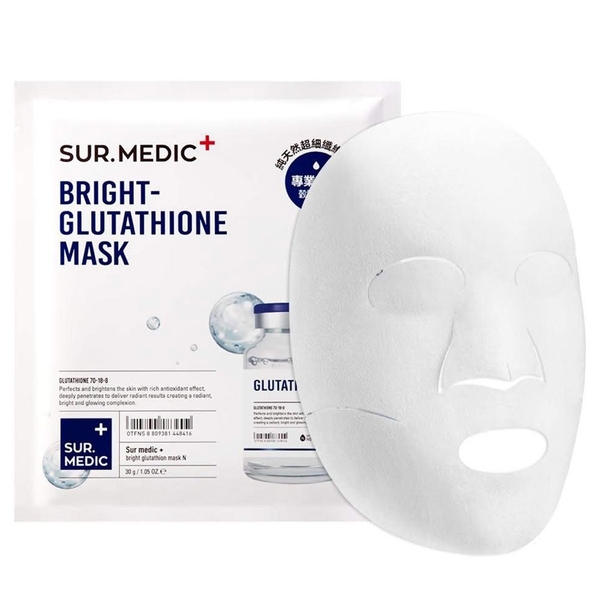 Mặt Nạ Dưỡng TrắngDa , Sáng Da Sur.Medic Bright Glutathione Mask