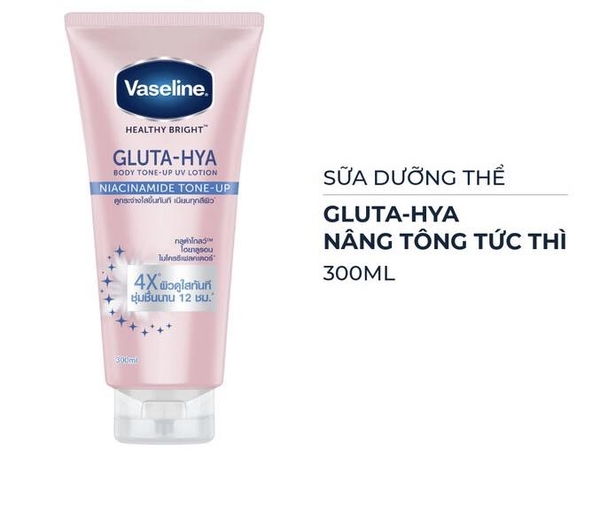Sữa Dưỡng Thể Vaseline 4X Gluta-Hya Niacinamide Tone-Up