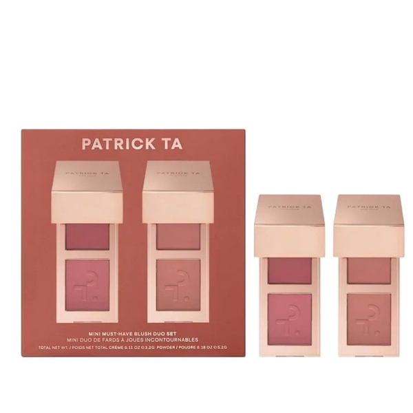 Set Phấn Má Hồng Patrick Ta Mini Must Have Major Headlines Double Take Crème & Powder Blush Duo