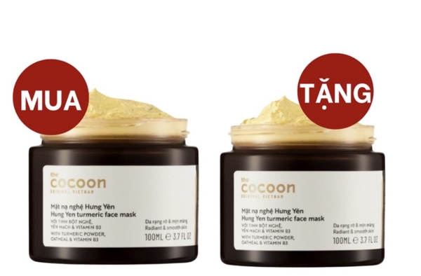 Combo Mua 1 tặng 1 Nạ Nghệ Hưng Yên Cocoon