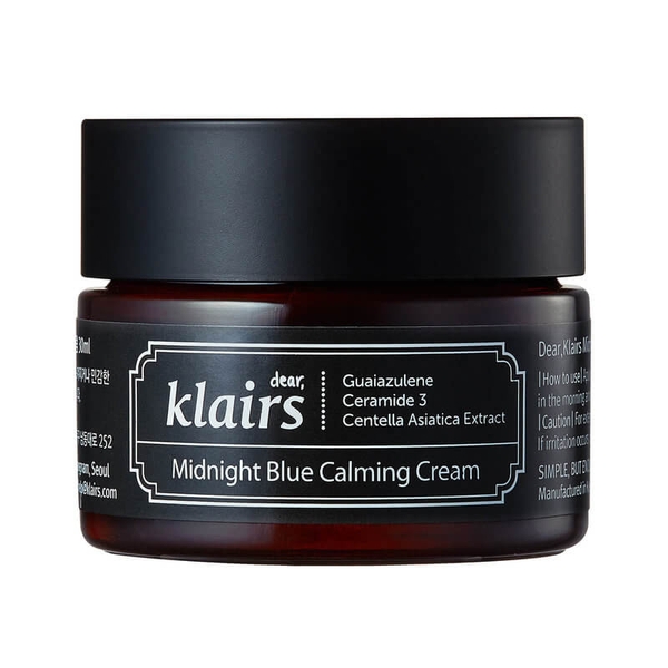 Kem Dưỡng Ẩm Làm Dịu & Phục Hồi Da Ban Đêm  Klairs Midnight Blue Calming Cream