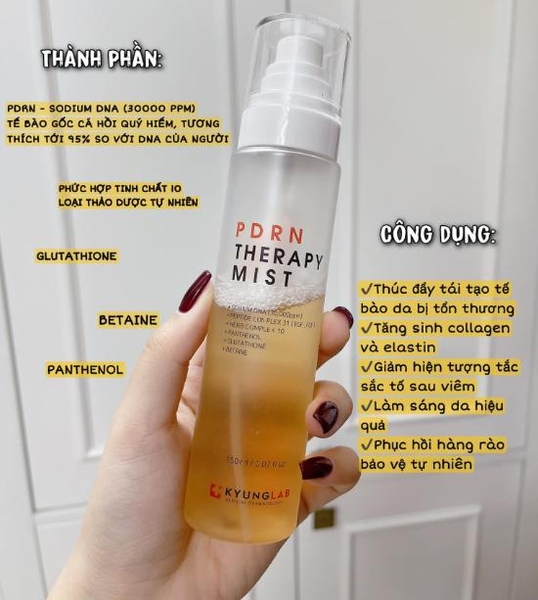 Xịt Khoáng Dưỡng Ẩm Kyung Lab Pdrn Therapy Mist