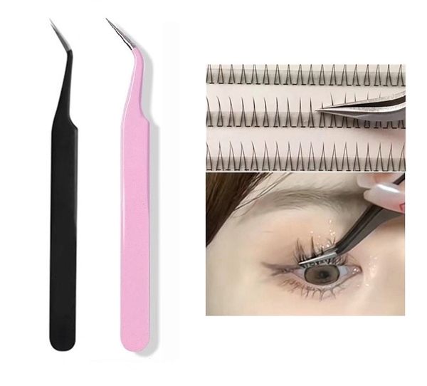 Nhíp Mũi Nhọn Gắn Mi Giả , Đá Nail