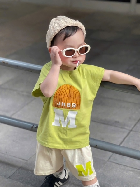 SET CHỮ M XANH LÁ BÉ TRAI(XẢ 39k)