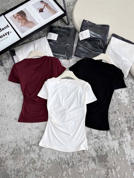 SÉT 3 ÁO TRỄ VAI 3 MÀU NỮ