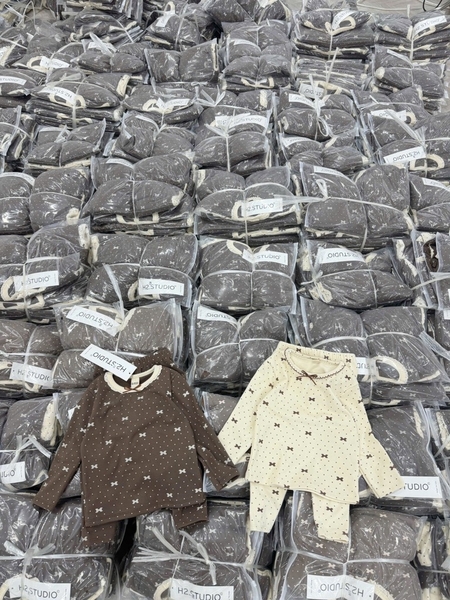 SET 2 BỘ DÀI ZIP LÔNG GIỮ NHIỆT BÉ GÁI(XẢ 119k)