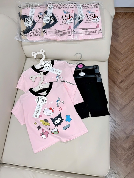 SET MÈO KITTY KUROMI BÉ GÁI SẴN(SALE 49k)