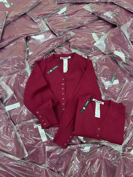 ÁO LEN CARDIGAN MẬN CÚC TAY NỮ THU ĐÔNG SẴN