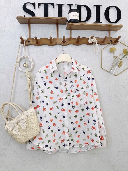 ÁO SƠ MI HOẠ TIẾT NỮ