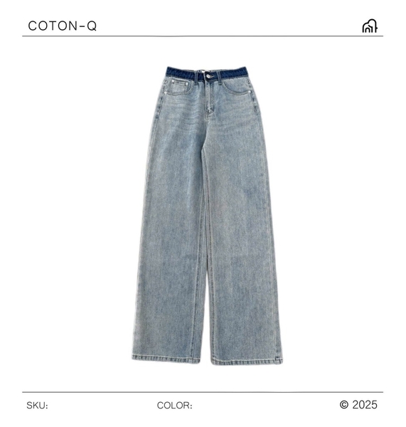 QUẦN BÒ NỮ SUÔNG CẠP ĐẬM