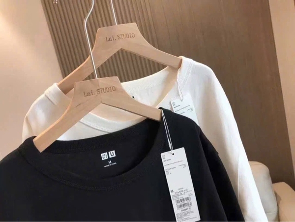 SET 2 ÁO UN ĐEN TRẮNG DÀI TAY NỮ THU ĐÔNG