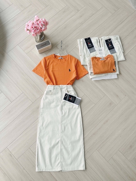 SET CV KAKI JEANS MIXX ÁO CT CAM NỮ SẴN