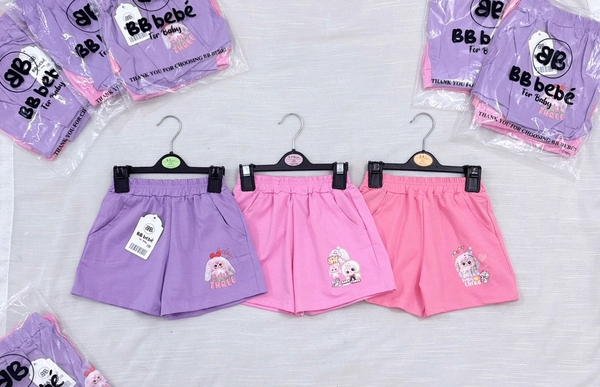 SET 3 QUẦN CT TONE HỒNG TÍM BÉ GÁI