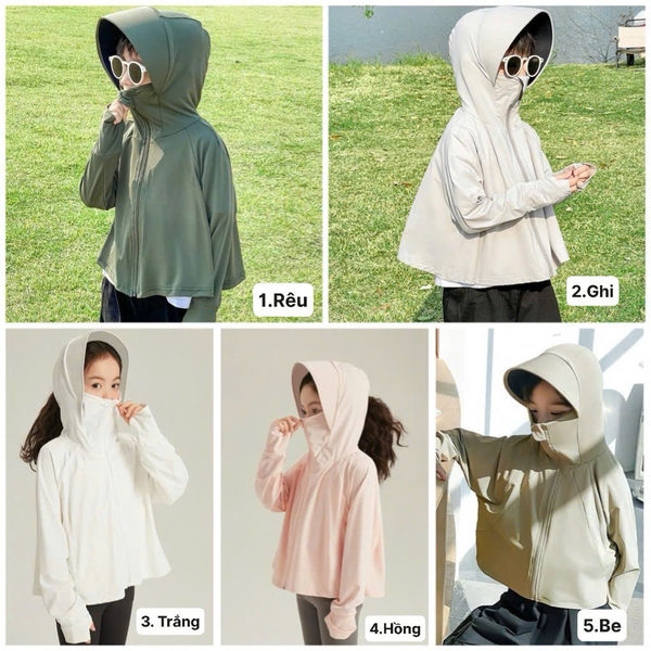 ÁO CHỐNG NẮNG UPF50+ CHO BÉ GÁI BÉ TRAI(XẢ 48k)
