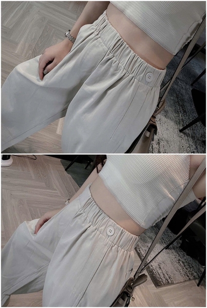 QUẦN KAKI ĐÍNH CÚC NỮ