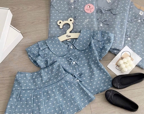 SET BỘ NƠ XANH BÉ GÁI( xả 69k)