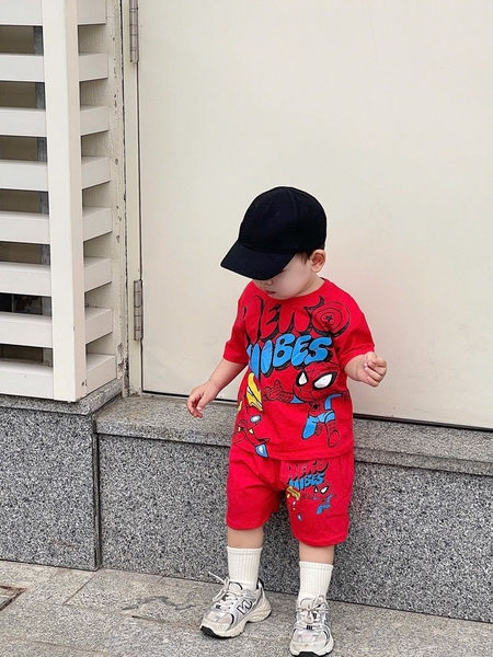 BỘ HERO ĐỎ SIÊU NHÂN NHỆN BÉ TRAI NEW 2025