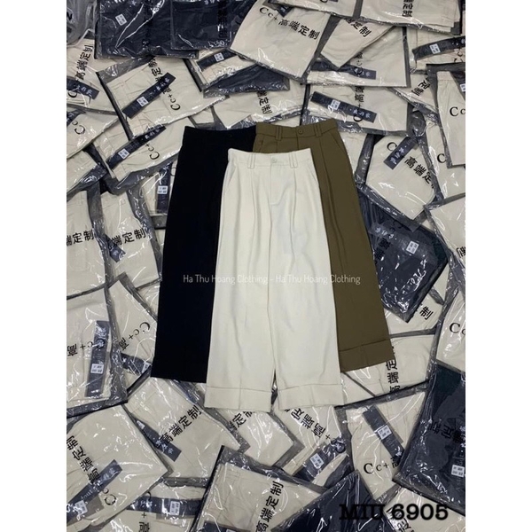 QUẦN VẢI SUÔNG ỐNG GẬP(xả55k)