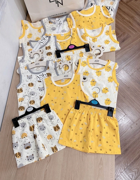 SET 3 BỘ BA LỖ TONE VÀNG BÉ TRAI (SALE 133k)