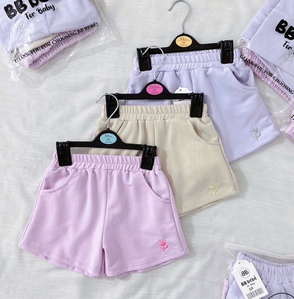 SET 3 QUẦN ĐÙI PASTEL TÍM BÉ GÁI SẴN