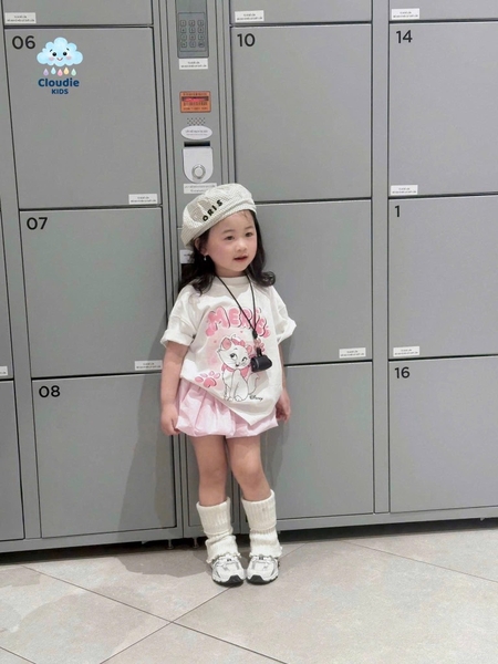 SET VÁY BÍ MÈO BÉ GÁI ( xả 35k)