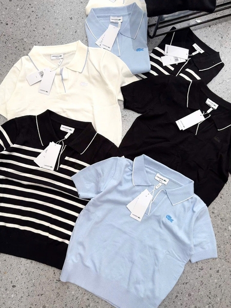 ÁO LEN POLO CỔ THÊU CÁ SẤU NỮ
