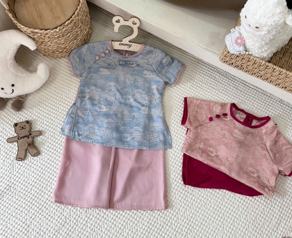 SET BỘ BÀ BA 2 MÀU BÉ GÁI SẴN