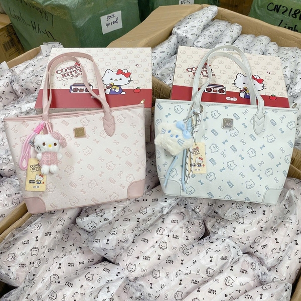 TÚI XÁCH - TÚI HELLO KITTY HỒNG XANH NỮ