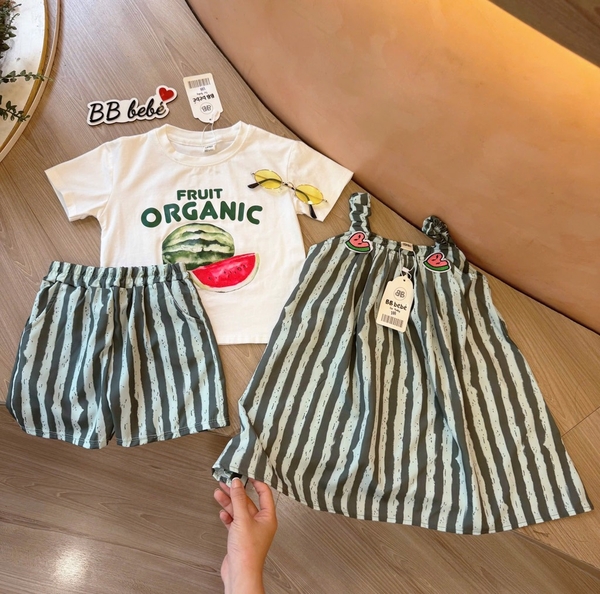 SET BỘ DƯA HẤU BÉ TRAI BÉ GÁI SẴN (SALE 49k)