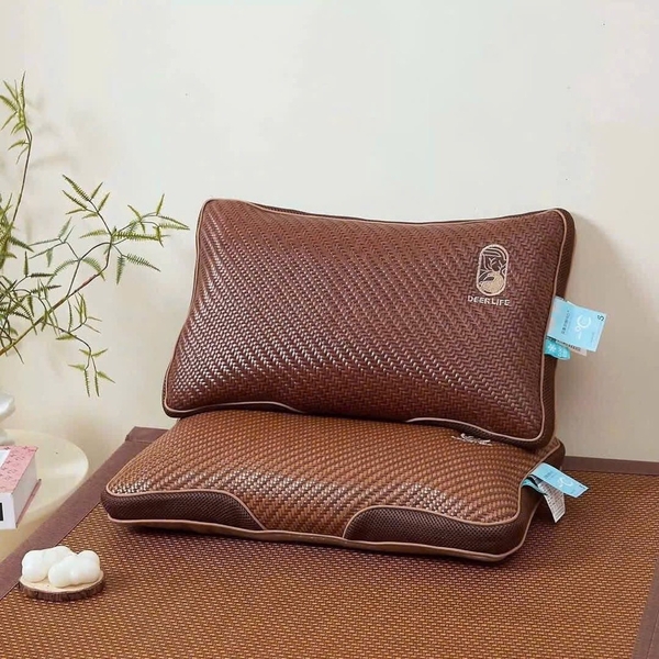 ĐỒ PHÒNG NGỦ - GỐI MÂY ĐAN SẴN